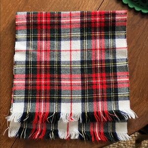 Plaid Fringe Scarf Christmas Plaid